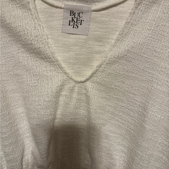 BUCKETLIST Cream Textured set - Picture 2 of 4